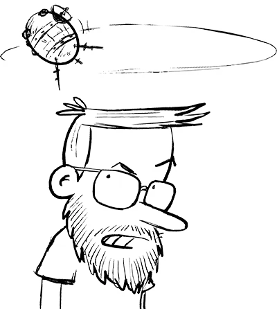 satelit, cartoon